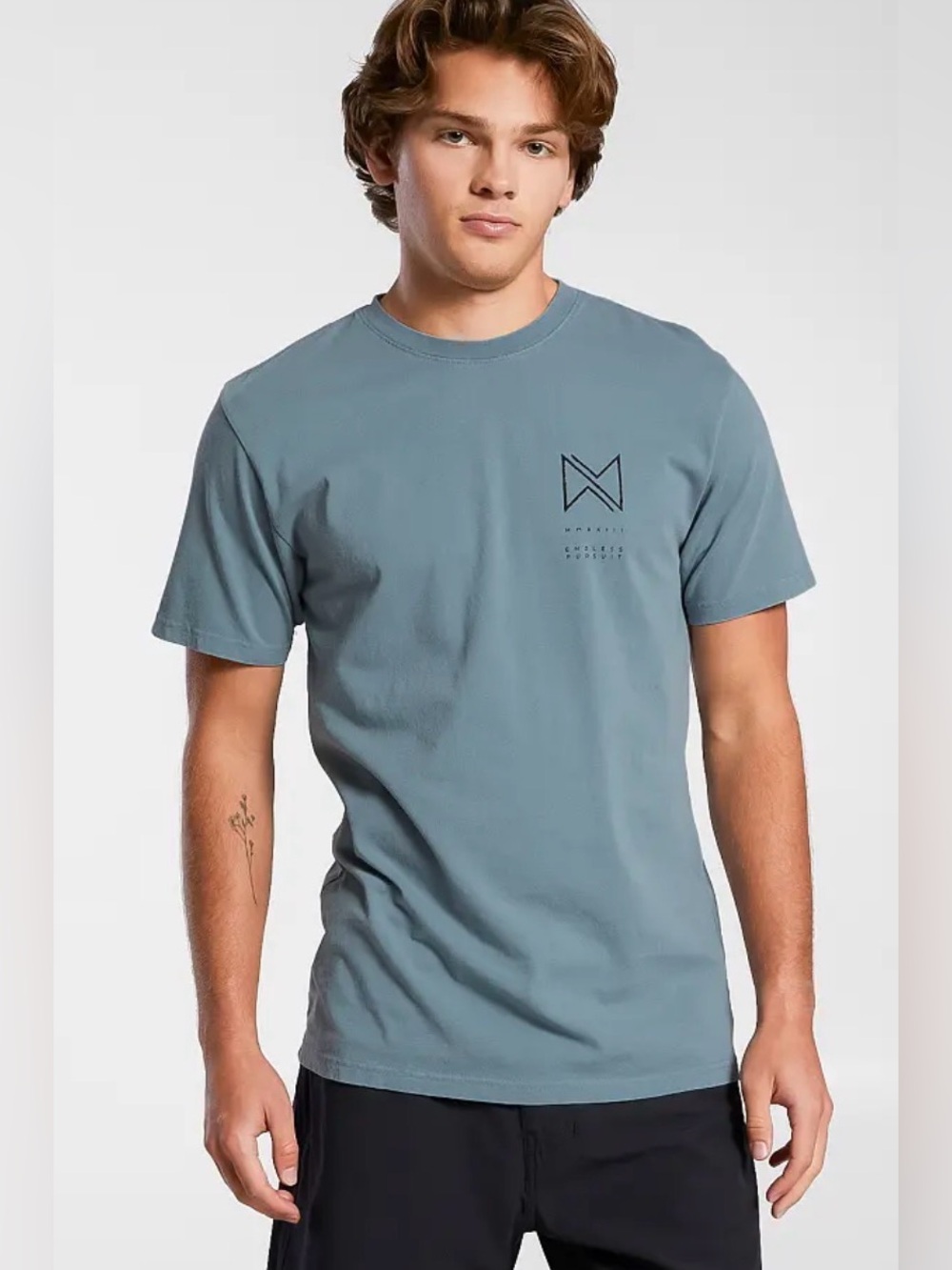 Men's Logo Short-Sleeve Tee - Slate Blue